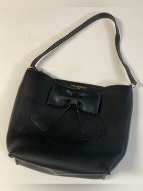 Karl Lagerfeld Black Bow Purse